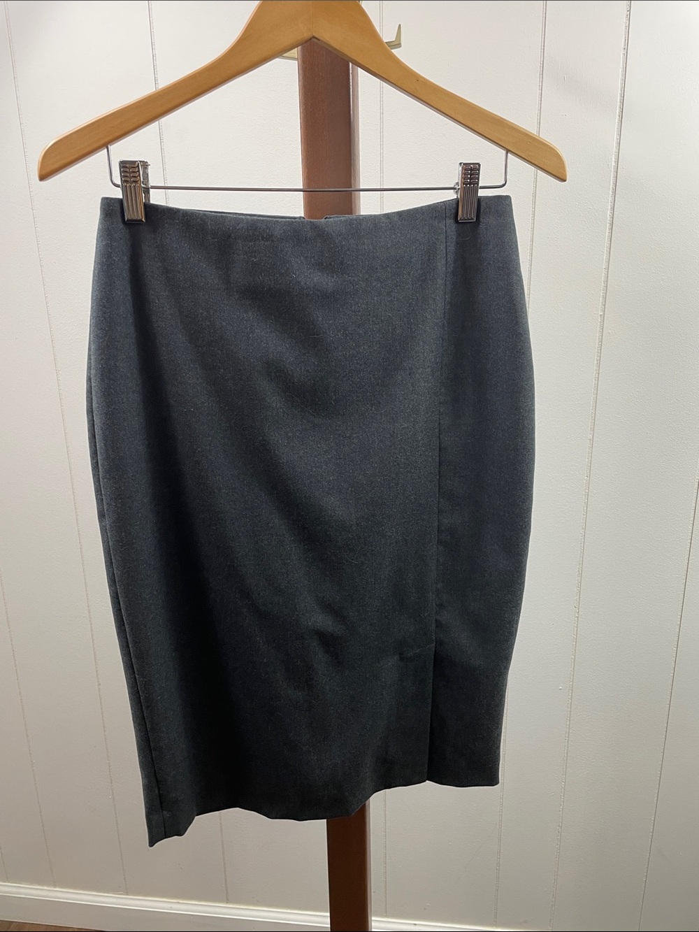Talbots‎ NWT Gray Italian Flannel Wool Pencil Skirt